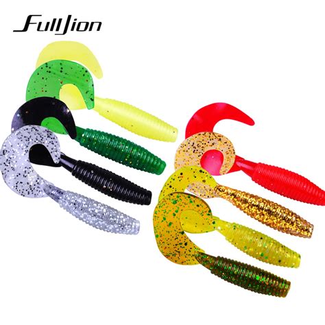 Fulljion Pcs Fishing Soft Lures Shads Soft Baits Lifelike Wobblers