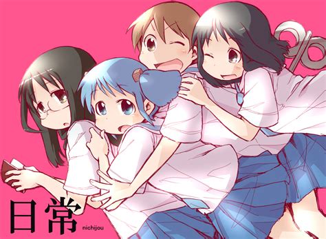 Shinonome Nano Naganohara Mio Aioi Yuuko And Minakami Mai Nichijou