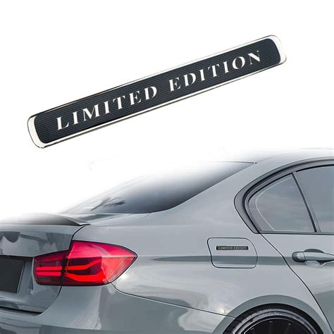 3D Limited Edition Logo Emblem Car Trunk Bumper Badge Decal Sticker