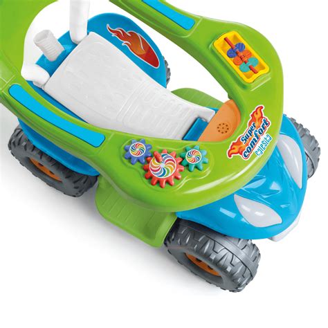 Carrinho De Passeio Buzina Infantil Pedal Motoca Protetor Overlar