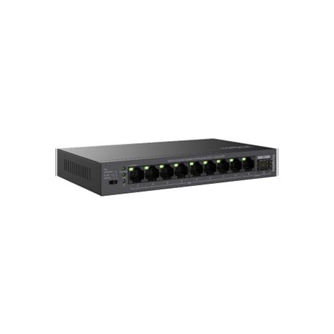 SWITCH 8 PORTAS GIGA POE 2 PORTAS UPLINK S1010G PA INTELBRAS