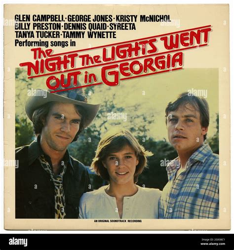 The Night The Lights Went Out In Georgia Vintage Vinyl Record Cover