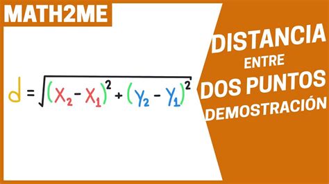 Distancia Entre Dos Puntos Demostración Youtube