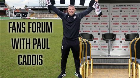 Fans Forum With Paul Caddis Youtube