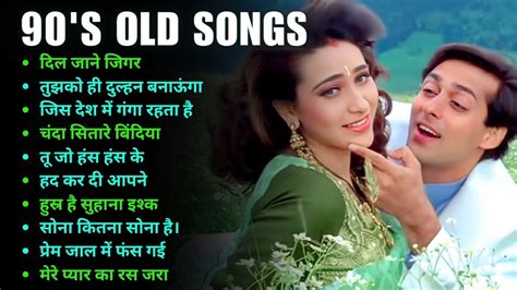 90’S Love Hindi Songs 💘 Udit Narayan, Alka Yagnik, Kumar Sanu, Lata ...