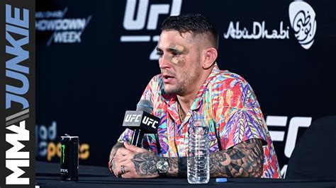 Ufc 242 Dustin Poirier Full Post Fight Interview Youtube