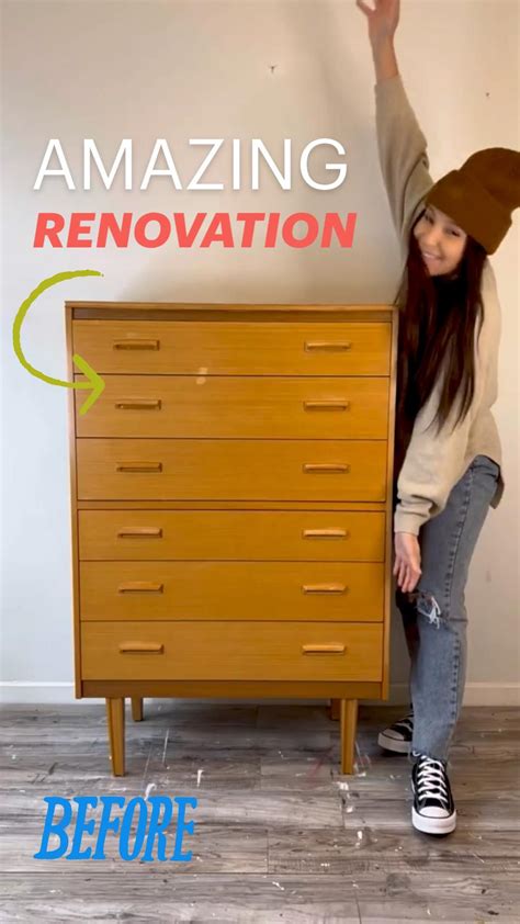 Modern Dresser Makeover With Diy Wife S Wood Base Tutorial Artofit