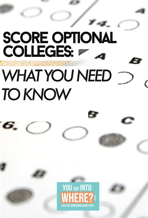 What You Need to Know about Score Optional Colleges — You Got Into Where?