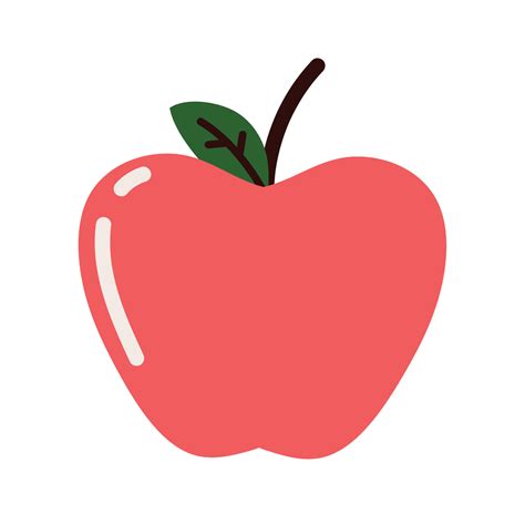 Apple Fruit Icon Vector Art At Vecteezy