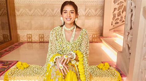 Anant Ambani Radhika Merchant S Haldi Bride To Be Wears Unique