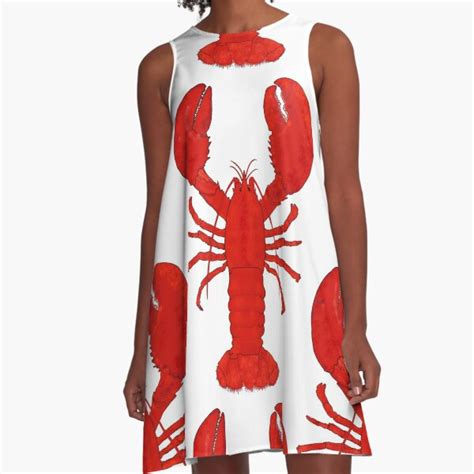 Lobster A Line Dress For Sale By Hookink Redbubble