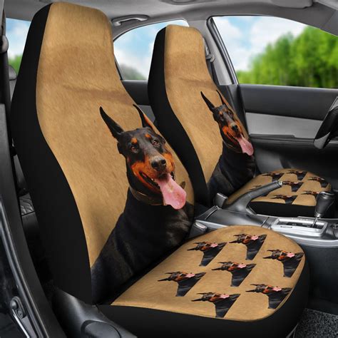 Doberman Car Seat Cover Set Of 2 Cathy Ann S Deals