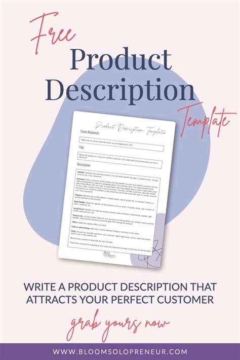 How To Write A Product Description That Converts Bloomsolopreneur