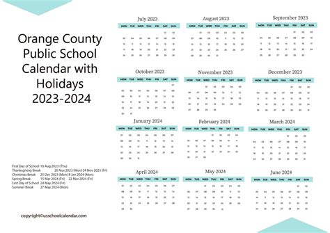 Ocps 2024 Calendar Orange County - Dareen Maddalena