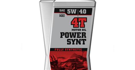 POWER SYNT 4T SAE 5W 40 MA2 MOTOREX