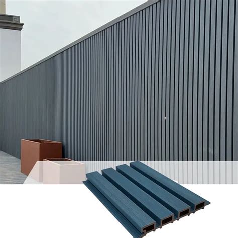 Eco Friendly Wood Plastic Composite WPC Wall Panels Cladding WPC Wall