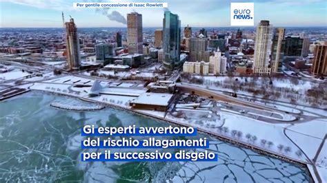 Maltempo Stati Uniti Coperti Di Ghiaccio E Neve Allarme Freddo In