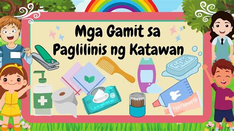 Kagamitan Sa Paglilinis Ng Katawan Week 9 Youtube