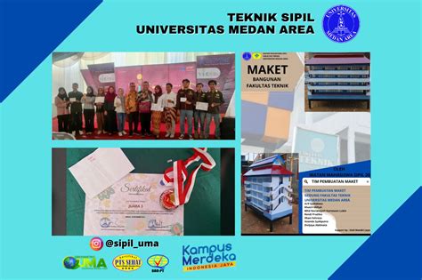 Mahasiswa Teknik Sipil Uma Raih Juara Tiga Lomba Youth Innovation And