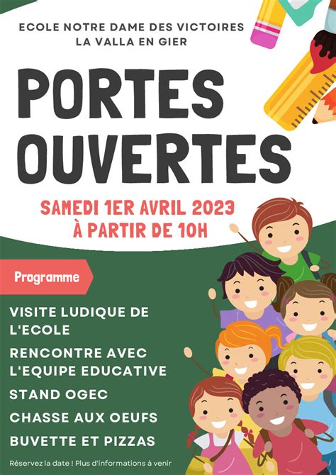 Actualités Ecole NDV Portes ouvertes Actualité illiwap de Mairie