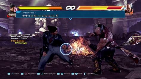 Kazuya 10 Hit Combo Tekken 7 Youtube