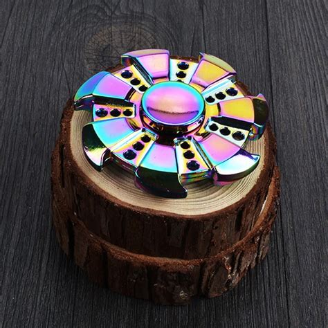 High Quality Rainbow Fidget Spinner Metal Fidget Spinner Rainbow ...