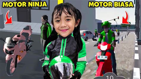 Samantha Ngojek Pakai Motor Ninja Vs Motor Biasa Di Ojol The Game