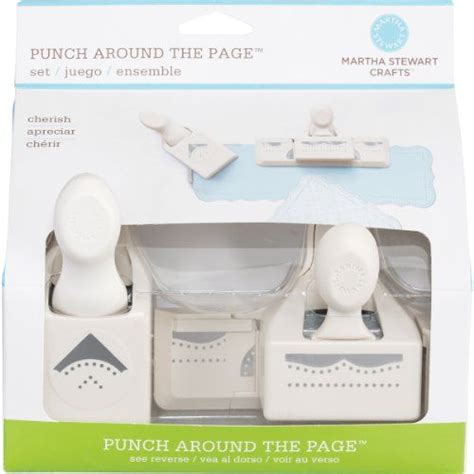 Martha Stewart Crafts Punch Around The Page Cherish Punch Set You