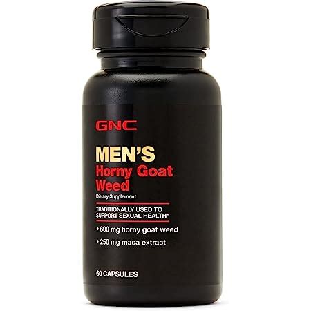 Amazon GNC Horny Goat Weed 60 Capsules Health Household