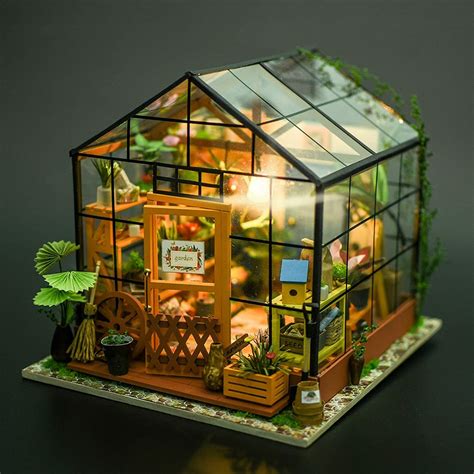 Rolife Led Cathys Flower House Diy Miniatur Puppenhau Puzzle