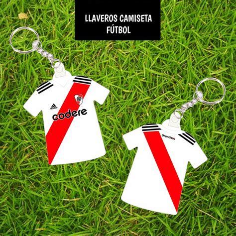 Plantilla Llavero Camiseta River Codere Dise O Polimero Novelty