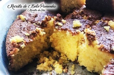 Receita De Bolo Pamonha Cremoso Feito No Liquidificador