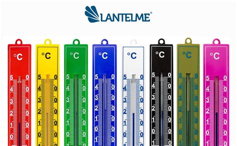 Lantelme Lot De Thermom Tres Analogiques En Bois De H Tre Pour