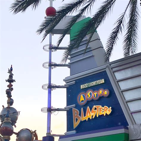 Buzz Lightyear Astro Blasters ride in Disneyland