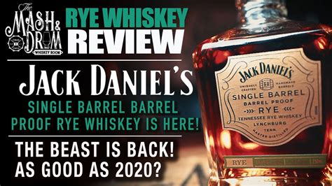 Jack Daniel S Single Barrel Barrel Proof Rye Whiskey Review Youtube