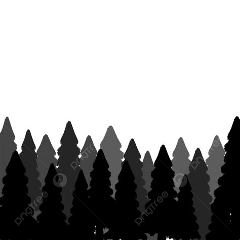 Forest Illustrator Silhouette Png Images Forest Silhouette