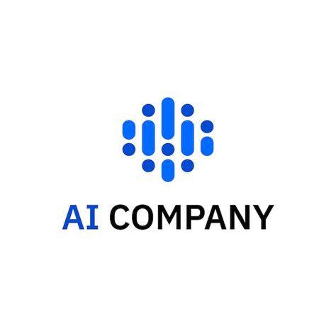 El Logotipo De Los Datos Del Cerebro De Inteligencia Artificial