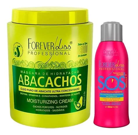 Forever Liss Máscara Abacachos Sos Reconstrutor 300ml Frete grátis