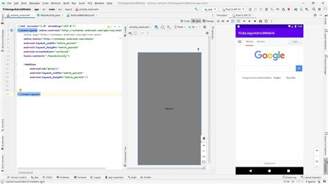 Tutorial Membuat Aplikasi Webview Dengan Android Studio Java Youtube