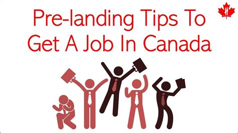 How To Get A Job In Canada 5 Important Tips Youtube