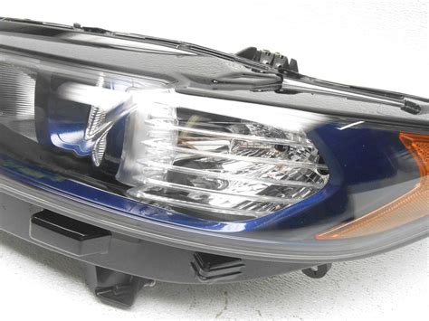 OEM 2013 2015 Ford Fusion Left Right Halogen Headlamp Headlight Blue