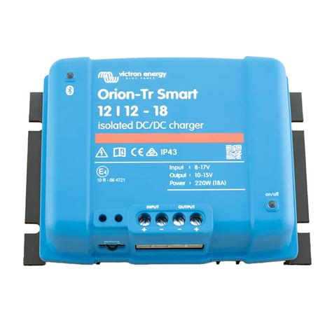 11Orion Tr Smart 12 12 18A 220W Isolated DC DC Charger Trailersol