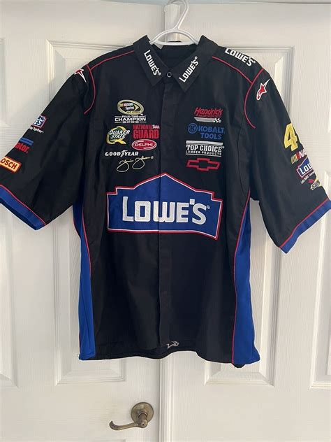 Vintage Lowes Racing Jimmie Johnson Shirt Jh Designs Authentic