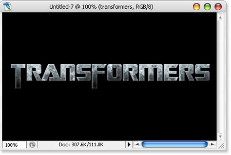 PHOTOSHOP tutorials: Transformers Text Effect