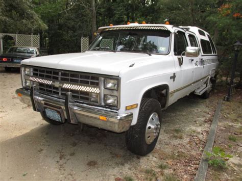 1986 Chevy K30 1 Ton 4x4 Silverado Crew Cab Special Nascr Edition