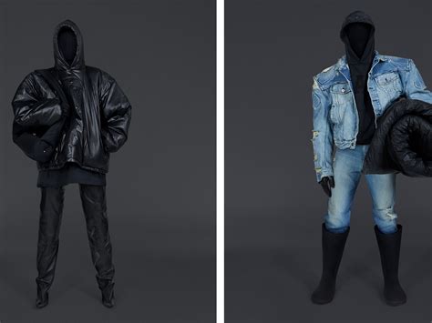 Artstation Kanye West Yeezy X Gap Round Jacket Blue Off