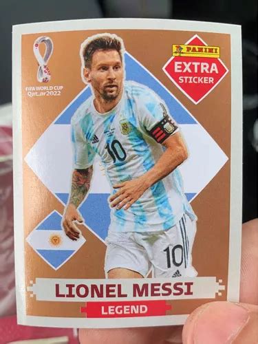 Figurinha Extra Legend Bronze Lionel Messi Copa R Em Santa