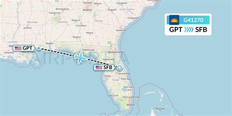 G41270 Flight Status Allegiant Air Gulfport To Orlando AAY1270