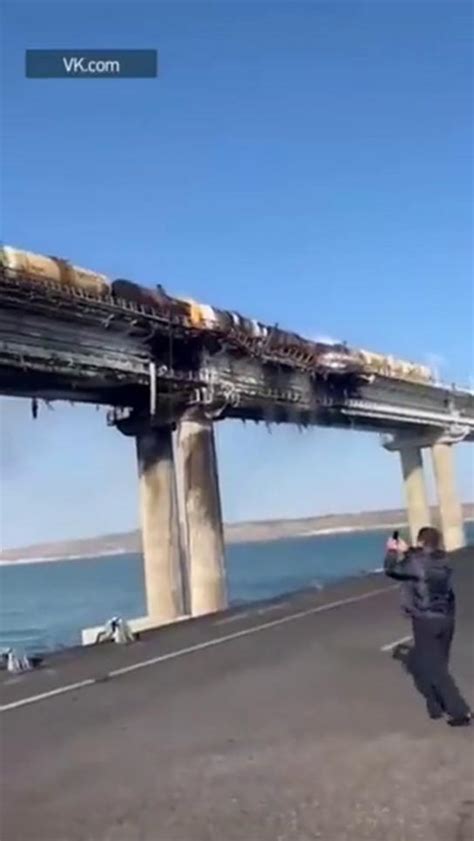 Puente De Crimea Así Quedó La Estructura Tras Fuerte Explosión