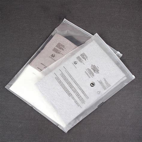 Off Custom Matte Frosted Biodegradable Plastic Packaging Zipper Bags